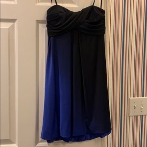 Blue/black ombré dress size 6